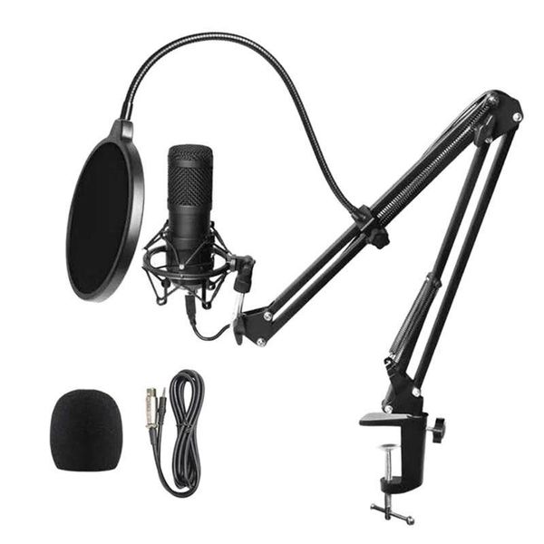 Studio Recording Condenser Microphone Kit for Network Broadcasting BM8W