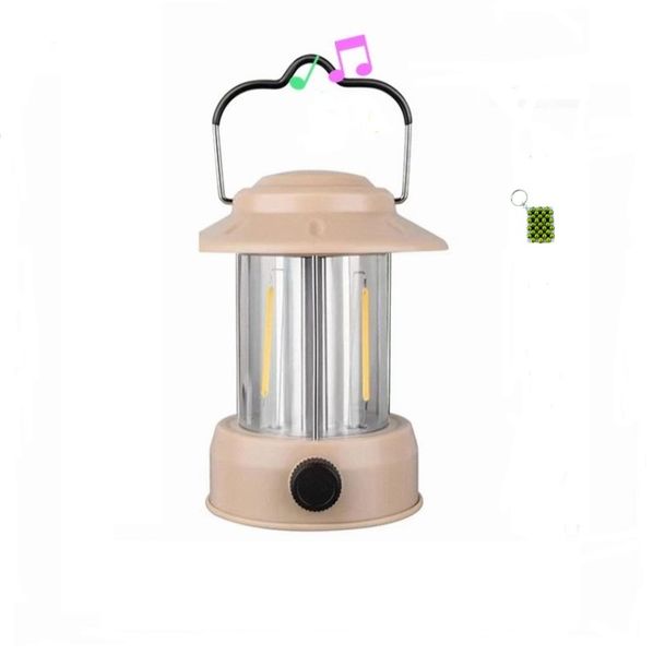 Rechargeable Bluetooth Speaker Camping Light &amp; Power Bank + Key Holder