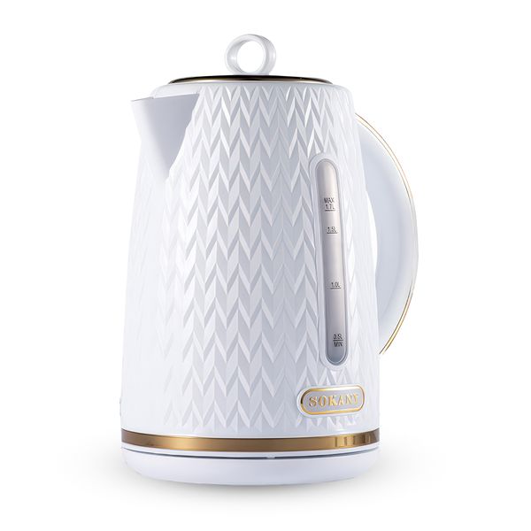 Sokany Electric Kettle with LED Light &amp; 360 Swivel Base