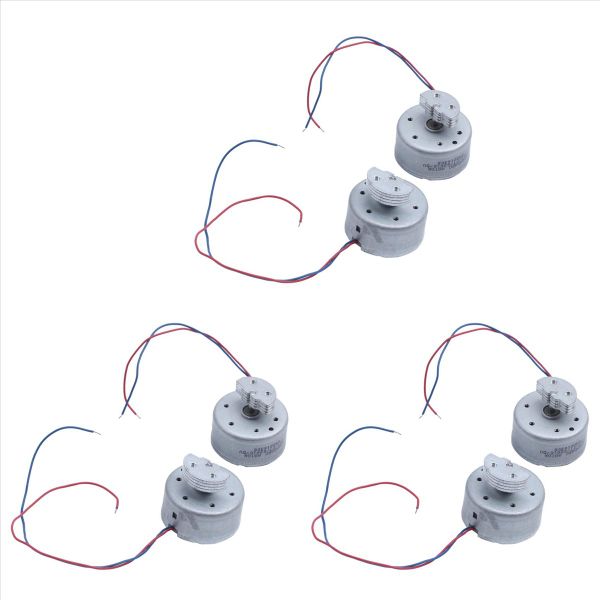 6Pcs Mini Vibration Motor 3500RPM DC 1 5-6V for Game Joystick