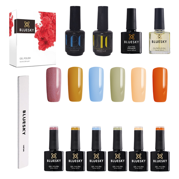 Bluesky UV Gel Polish - Femme Fatale 6 Pack Plus