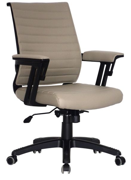 New York Executive Light Grey Medium Back Office Chair