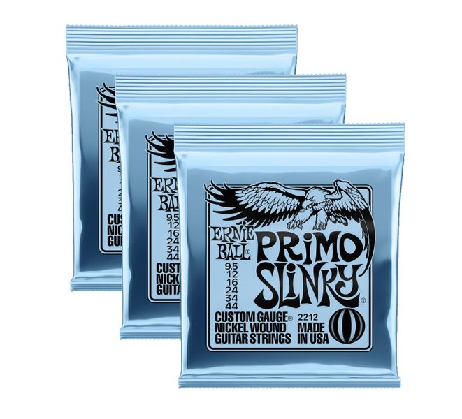 Ernie Ball Primo Slinky - 9.5-44 - Pack of 3