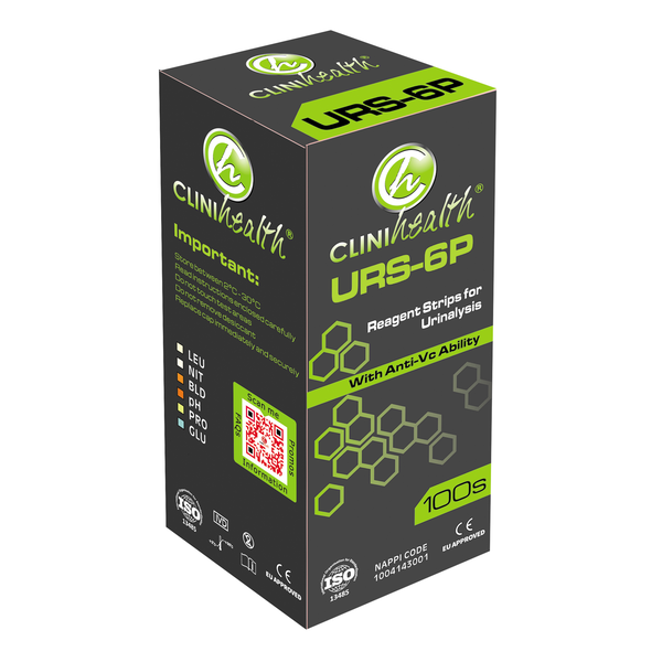 CliniHealth URS-6P Strips For Urinalysis