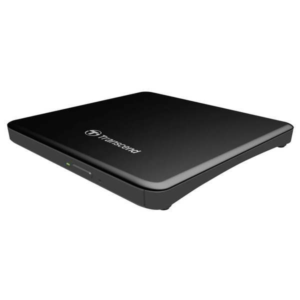 Transcend Extra Slim Portable DVD Writer - External DVD Player for Laptop