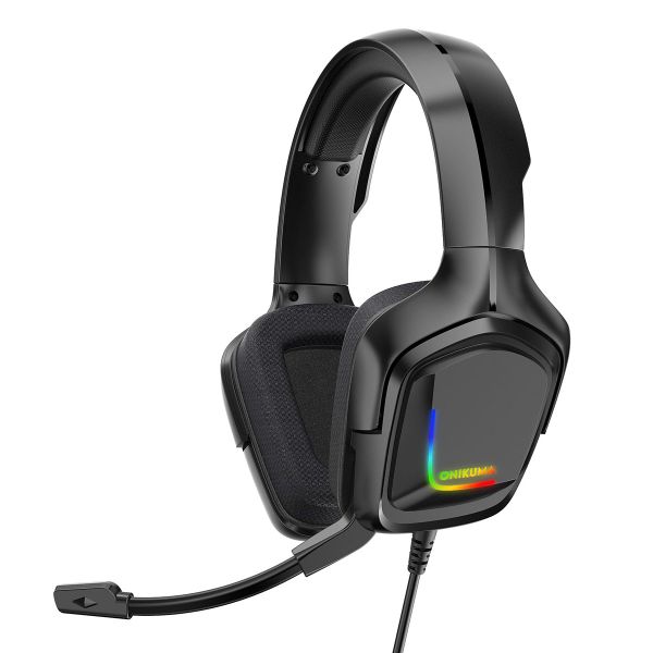 SWEG® Pro Gaming Headset RGD Light ONIKUMA K20 wired Headphones Black