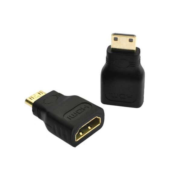 Mini HDMI to HDMI Female Adapter Pack 2