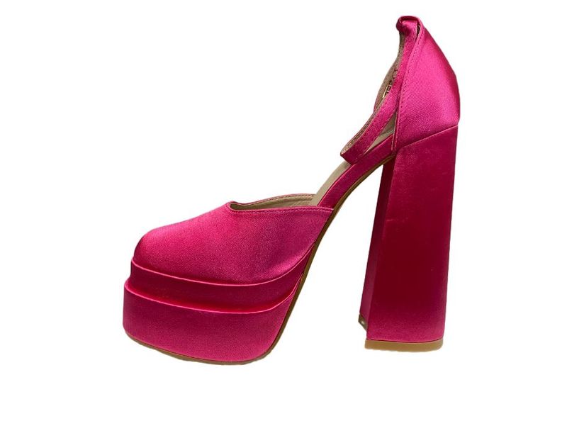 Footwork Devine Women Satin Bratz Doll Platform Heels