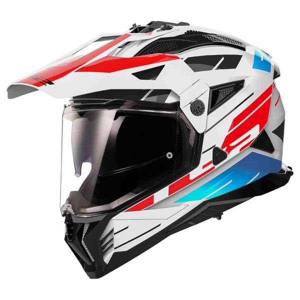 LS2 MX702 Pioneer II Namib White/Orange Helmet