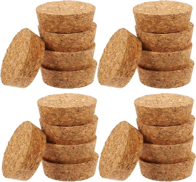 Tapered Wooden Cork Stoppers 39-41.5mm Wine Beverage