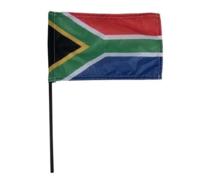 South Africa 30x20cm Flag on Dowel Stick - Ideal for Displays