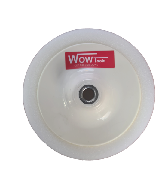 Wow Tools Compounding Polishing Sponge 6'' 150mm x 50mm x M14 - White