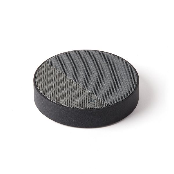 Oslo Energy Wireless Charging Station &amp; Bluetooth Speaker - Dark Grey/Black