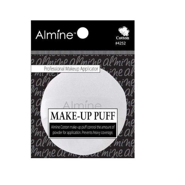 Almine - Round Makeup Puff Cotton Material x 8
