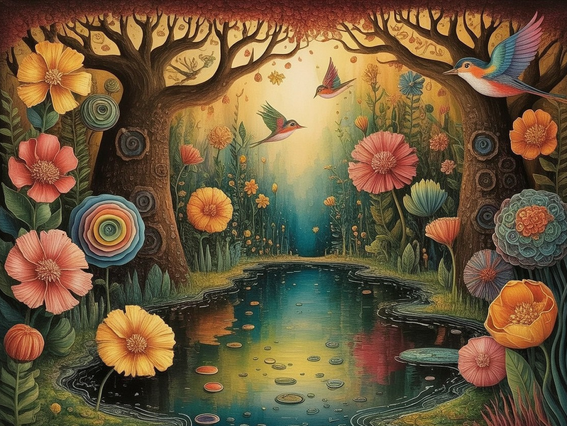 Modern Canvas Wall Art Home Decor - In A Dream