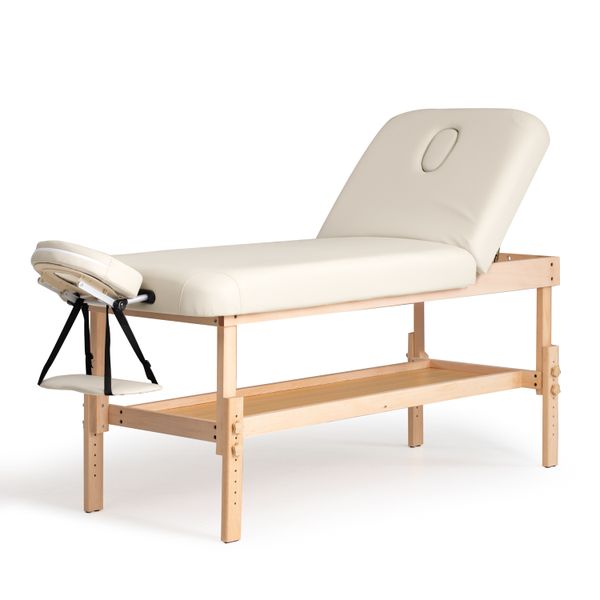 Spa Massage Bed - 2-Section - Black