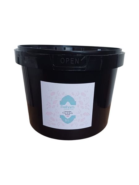 5L Bishara Cosmetics Lavender Face &amp; Body Scrub