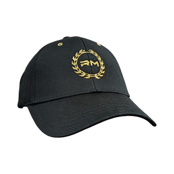 Rossimoda Core B Baseball Cap - Black/Gold