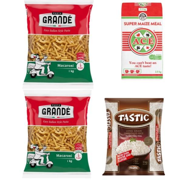 Rice, Macaroni &amp; Maize Meal Combo