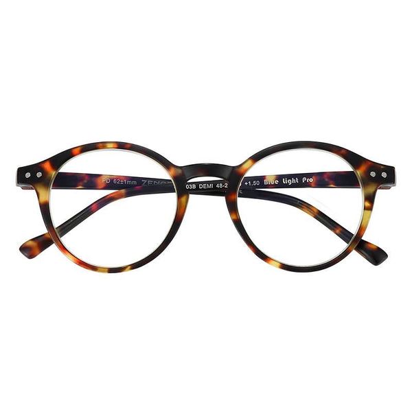 TrulyBlue Demi Retro Reader Blue Light Blocking Glasses
