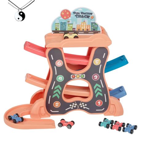 Toy car best sale spiral ramp