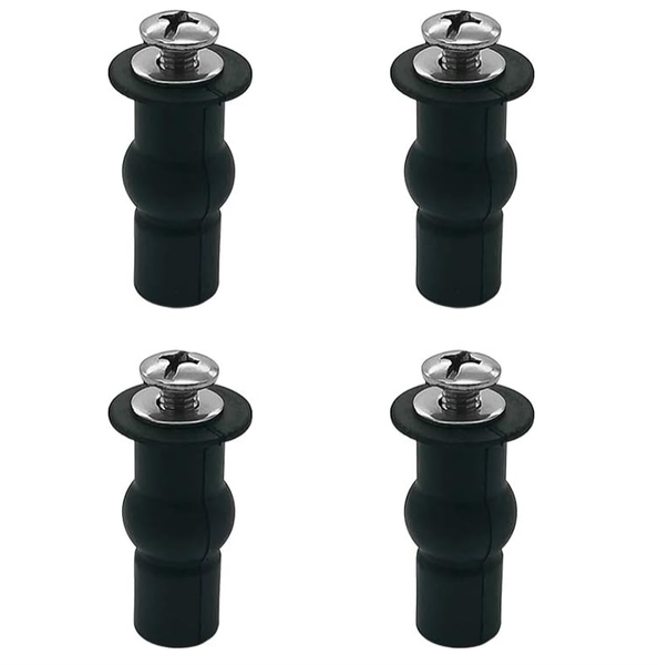 Toilet Seat Screws - 2 Pairs - Top Mounting - Universal Screws
