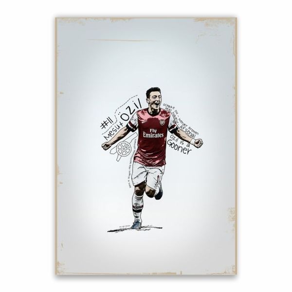 Ozil The Gunner Poster - A1