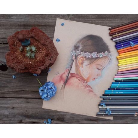  尼奥尼 Nyoni Oil Based Colored Pencils Set of 72 for Professional  Artist, Beginners, Students Excellent Coloring, Blending, Layering Ability  Drawing Supplies : Arts, Crafts & Sewing