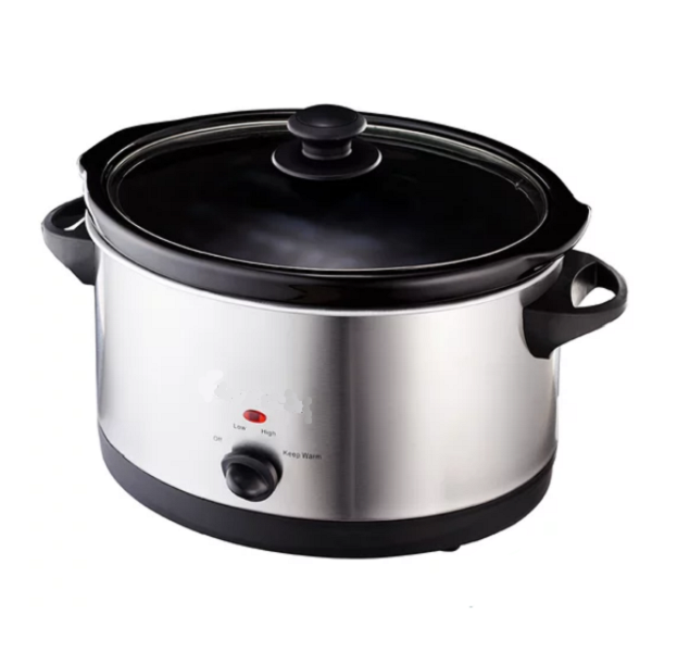 Stainless Steel Slow Cooker Pot - 265W