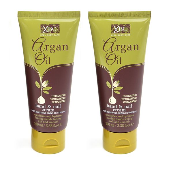 Xpel Body Care Vegan Moroccan Argan Oil Hand &amp; Nail Cream Set - 100ml