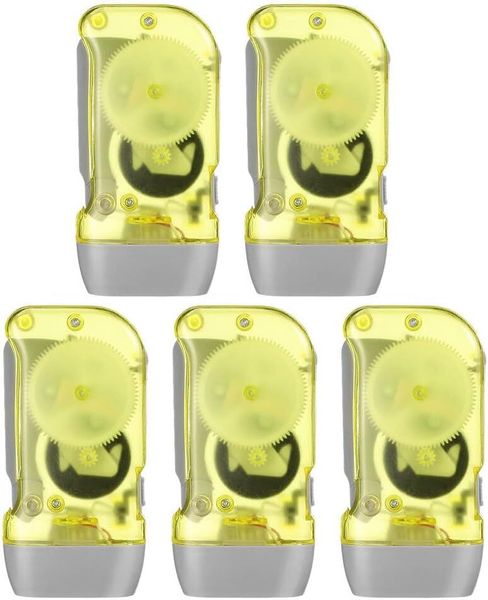 5 Pieces Portable Emergency Flashlight: Hand Crank Flashlight with 3
