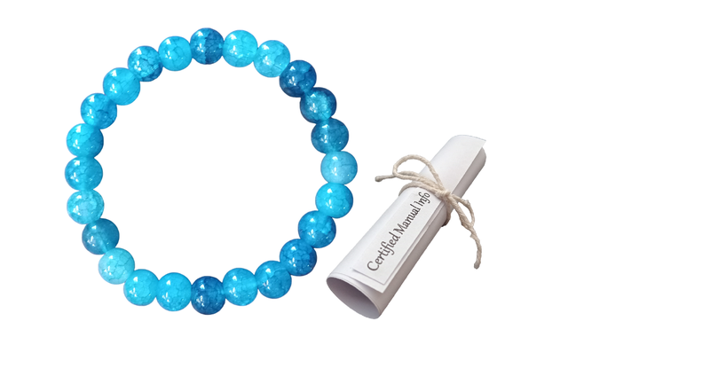 Blue Quartz Elastic Bracelet