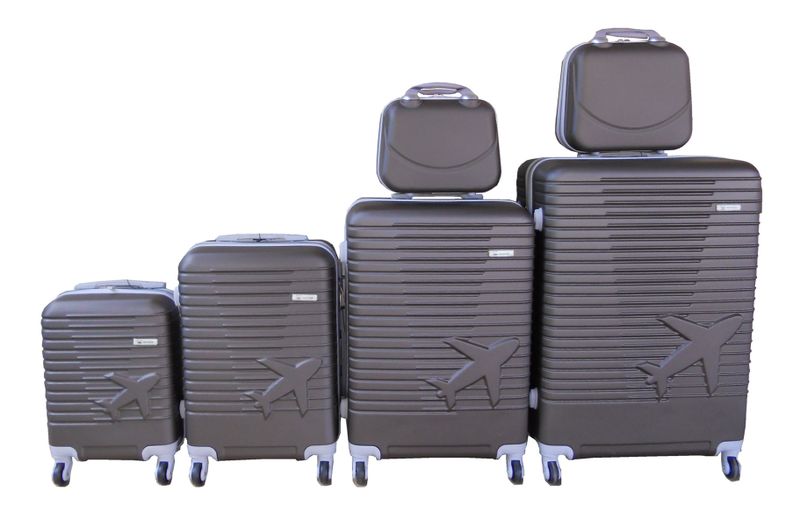 6 Suitcases Travel Trolley Luggage Set