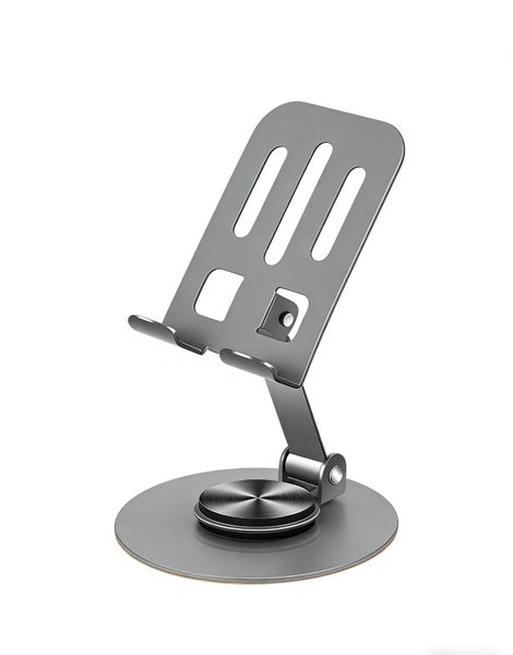 720 Rotatable Metal Phone Holder - Universal Desk Stand for Phone &amp; Tablet