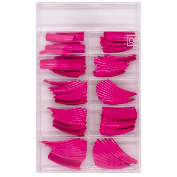 Cherize Pink Nail Tips - 100 Pieces