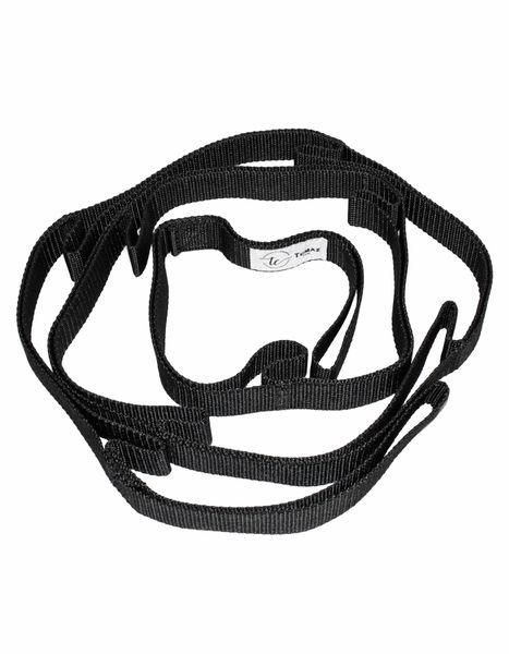 Tumaz Care 8 Loop Non-Elastic Yoga Strap for Stretch Therapy &amp; Flexibility