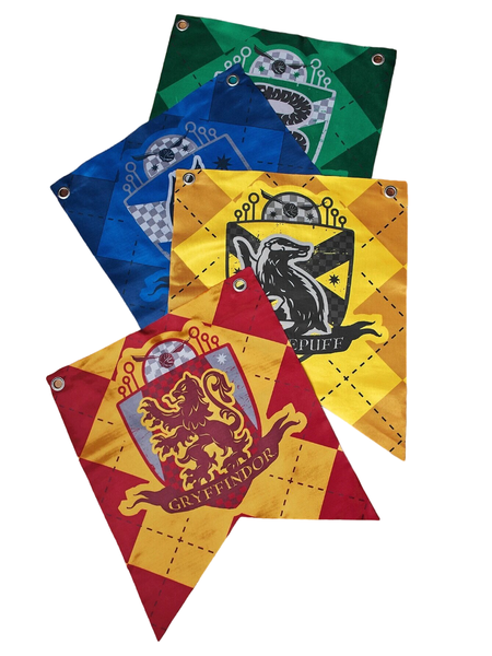 Harry Potter Four Houses Wall Flag Decor