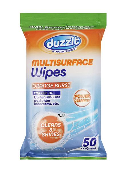 Duzzit Multi Surface Wipes 50-Pack