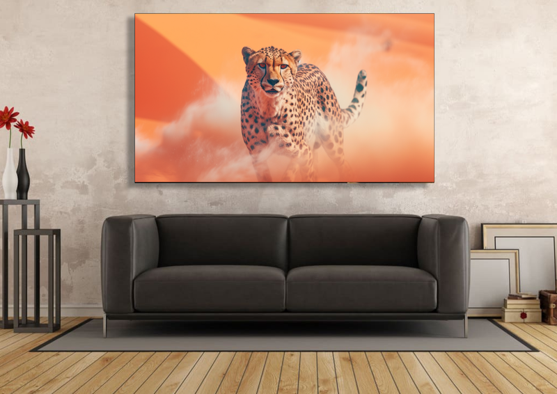 Canvas Wall Art - Cheetahs Mirage Abstract - IM0257
