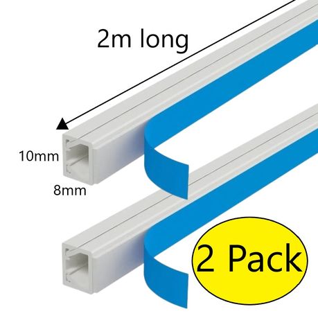 D-Line Square Box Cable Trunking, Self-Adhesive Cameroon