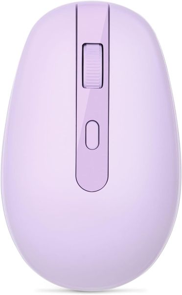 RII 2.4G Soft Click Purple Wireless Mouse With NANO USB