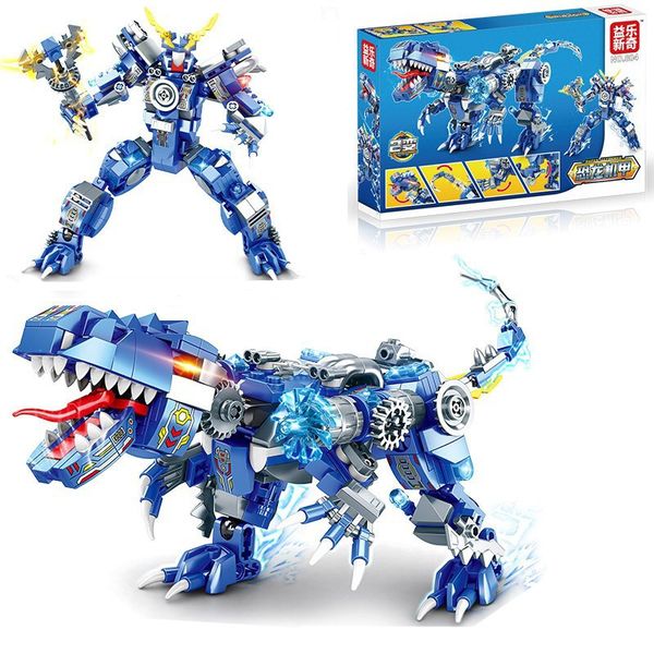 Children's Toy Dinosaur Transforming Building Blocks