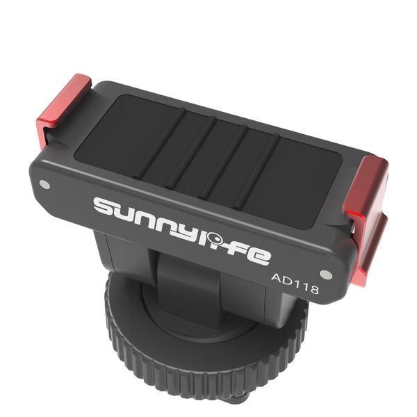 Sunnylife Adjustable Magnetic Cold Shoe Adapter for Osmo 360 /Action 5 Pro