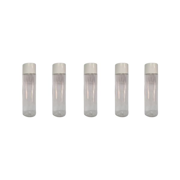 5 Pack 200ml Tissue Oil Bottles with Insert &amp; Cap - Refillable &amp; Durable