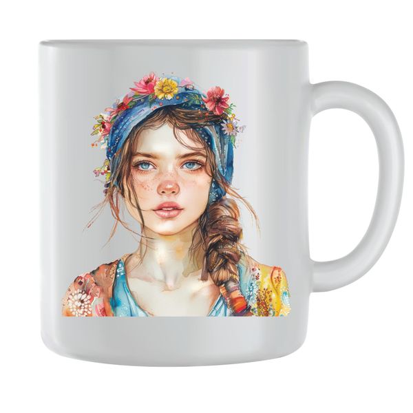 Creative Coffee Mugs for Women Trendy Boho Girls Graphic Cup Design Gift161