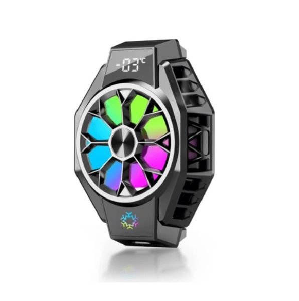 Semiconductor Phone Cooling Fan With Colorful Breathing Lamp
