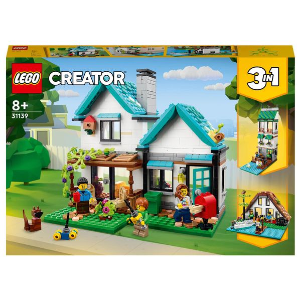 LEGO® Creator Cosy House 31139 Building Toy Set (808 Pieces)