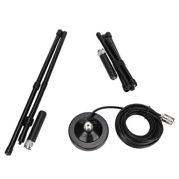 Uhf / Vhf Detachable Car Radio Antenna with Compatible with Yaesu Kenwood