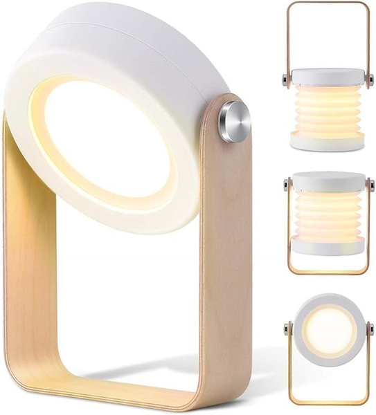 Foldable Lantern.Usb Rechargeable Eye-Protecting Bedside Night Light