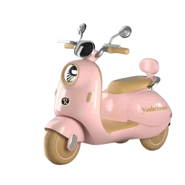 Children's Electric Motorbike Tricycle - Dual Drive, Rechargeable Battery